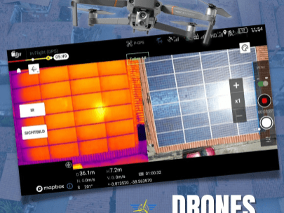 Inspeção com drones, térmica 