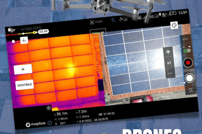 Inspeção com drones, térmica 