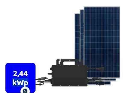 Kit Solar Conta 200 Rs